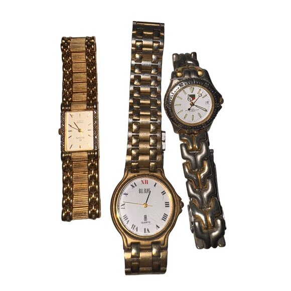 Bill Blass, Seiko Jewelry - Vintage Womens Watch Lot Of 3 - Bill Blass Seiko